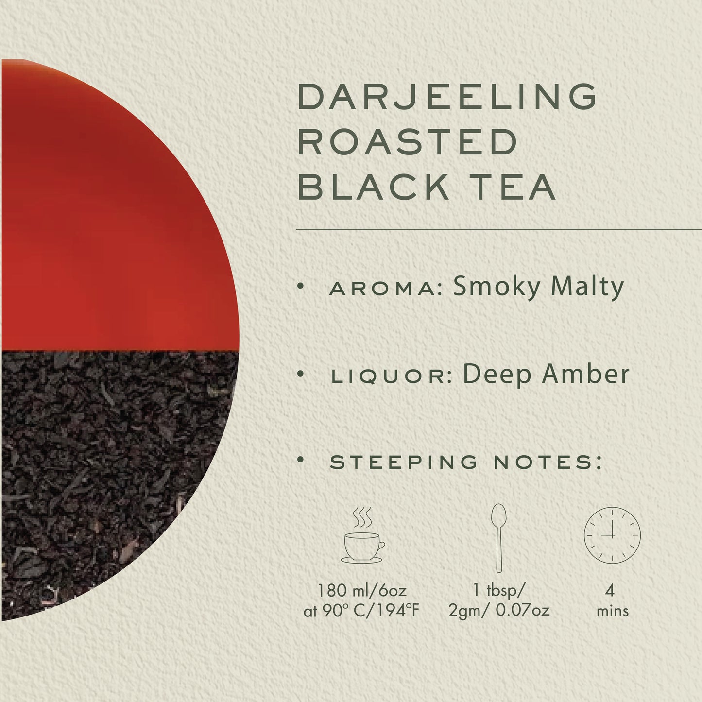 Darjeeling Roasted Black Tea Steeping Notes