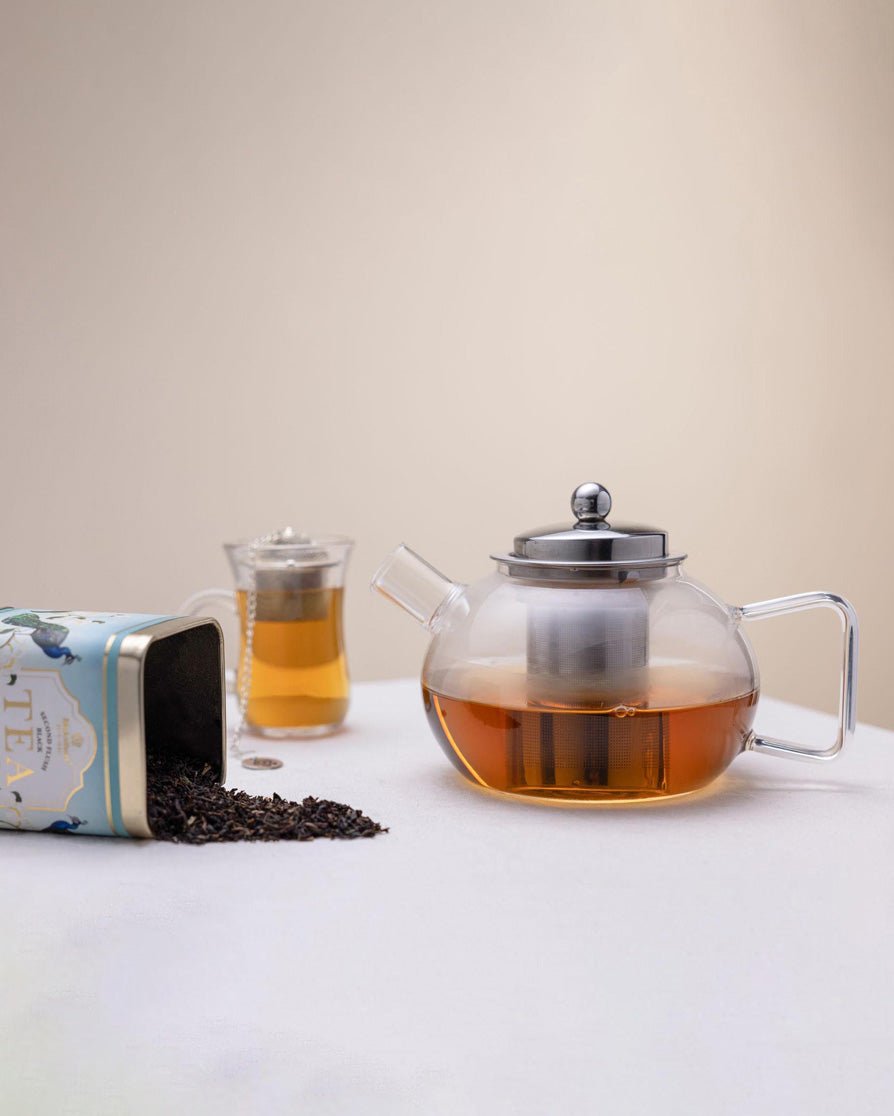 Classic Glass Teapot With Infuser - MAKAIBARI TEA