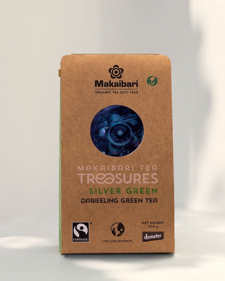 Darjeeling Silver Green 100g Loose Leaf Tea - Makaibari USA