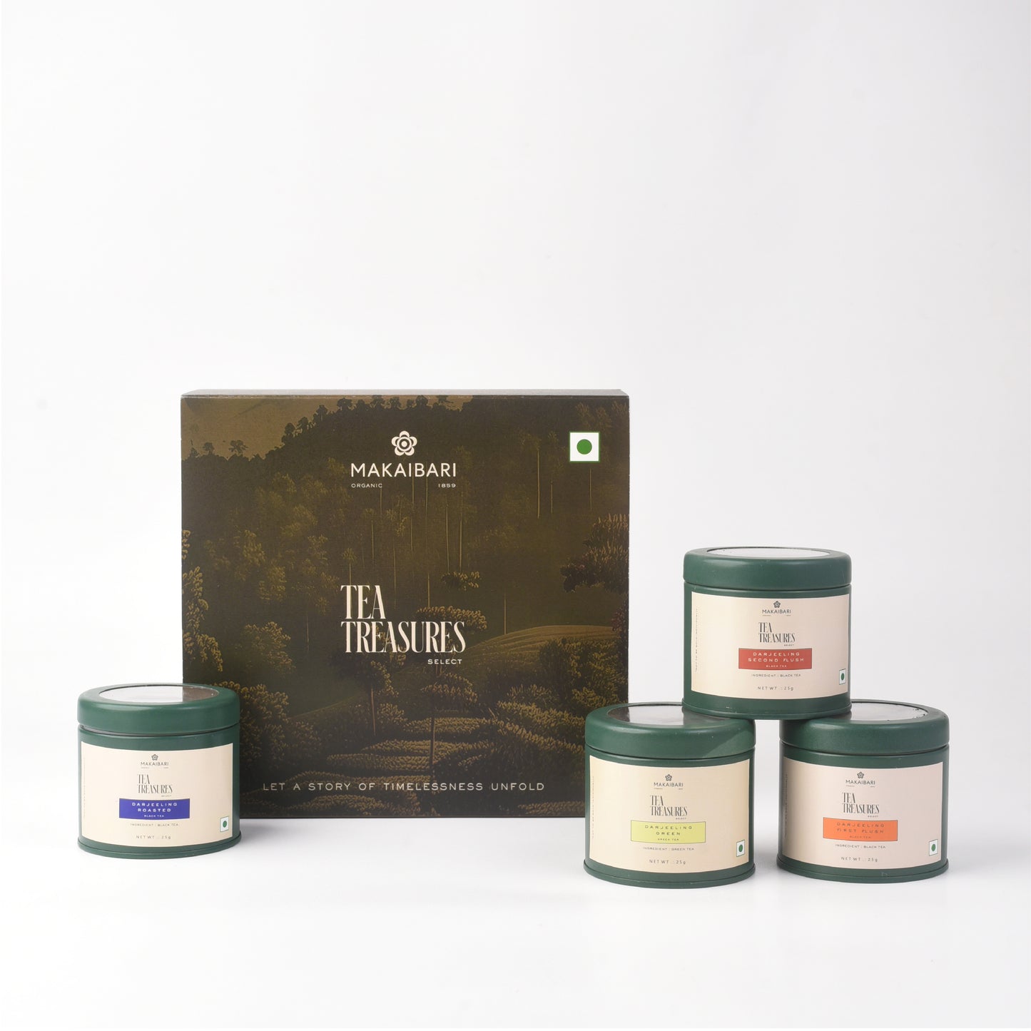 Makaibari Tea Treasures Select Gift Box 100g pack