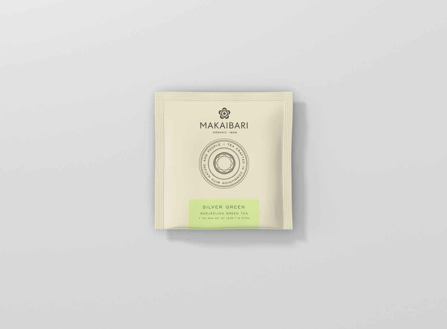 25 Organic Darjeeling Silver Green Tea Bags