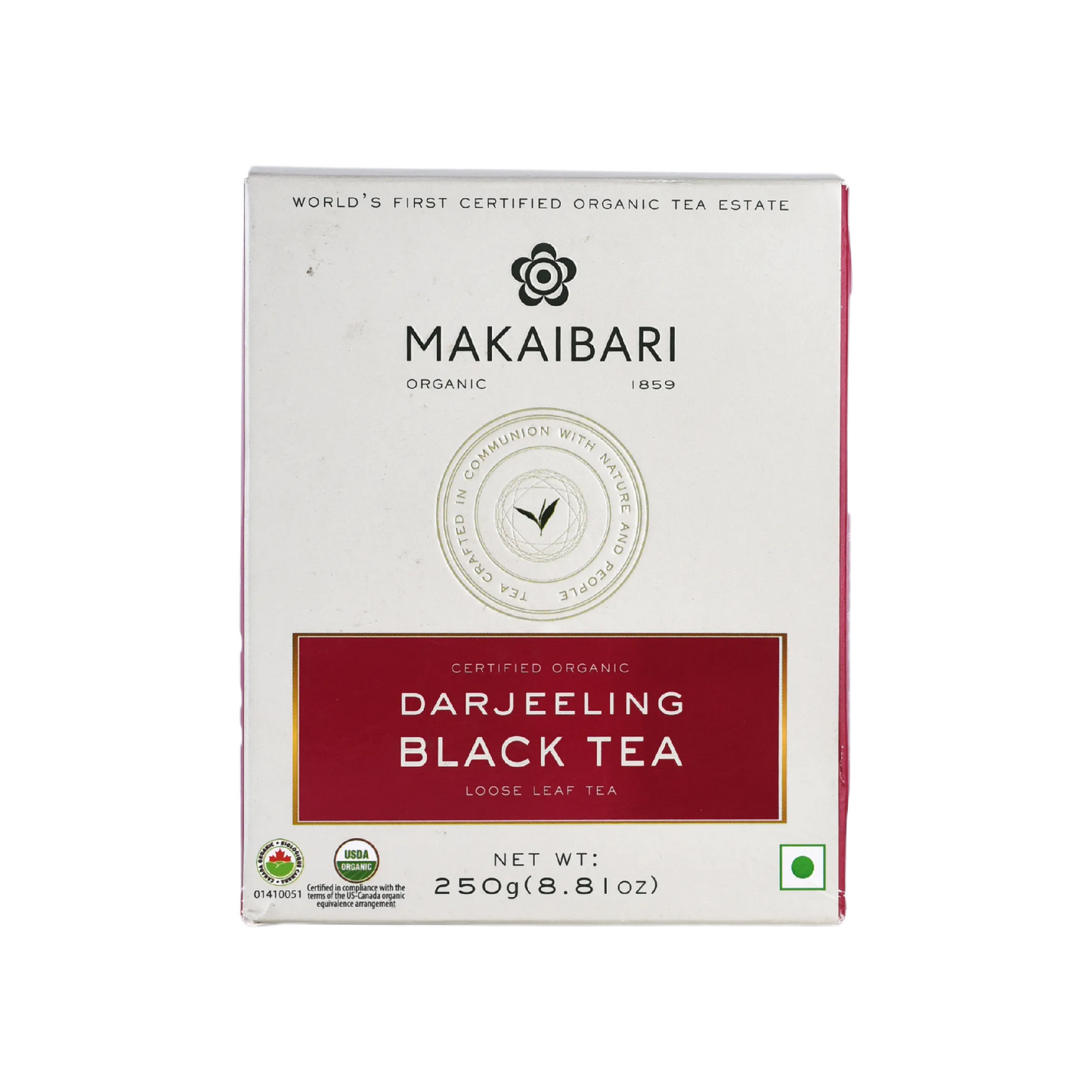 Makaibari Darjeeling Black Tea | 250 gm Mono Cartoon pack | Loose Black Tea