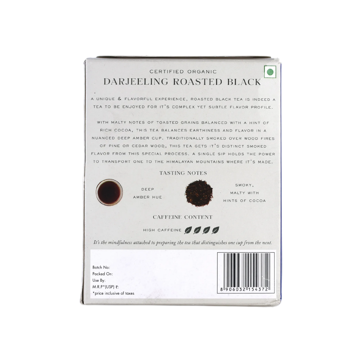 Makaibari Darjeeling Roasted Black | 250 gm Mono carton | Loose pack Black Tea