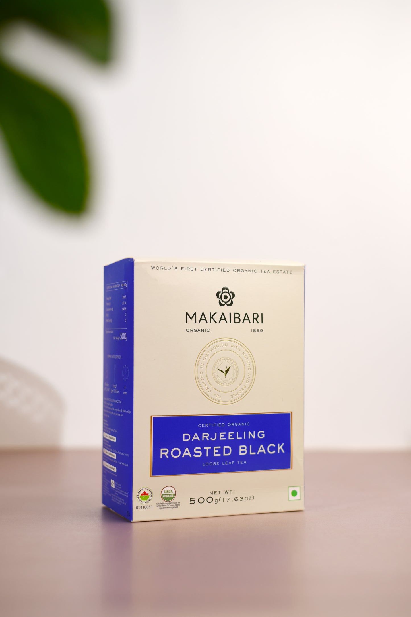 Makaibari Darjeeling Roasted Black | 500 gm Mono carton | Loose pack Black Tea pack