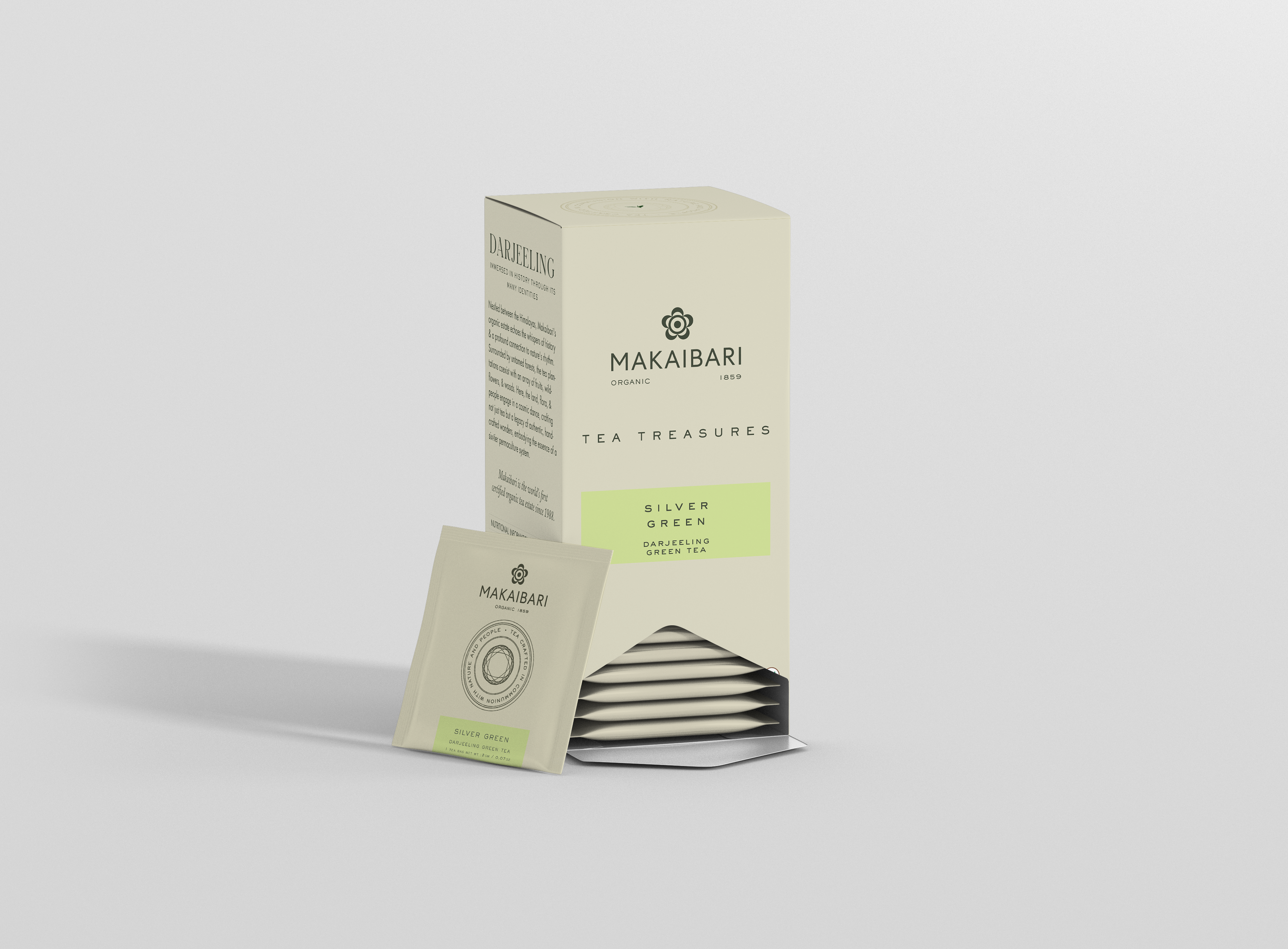 Darjeeling Silver Green 25 Tea Bags | Green Tea
