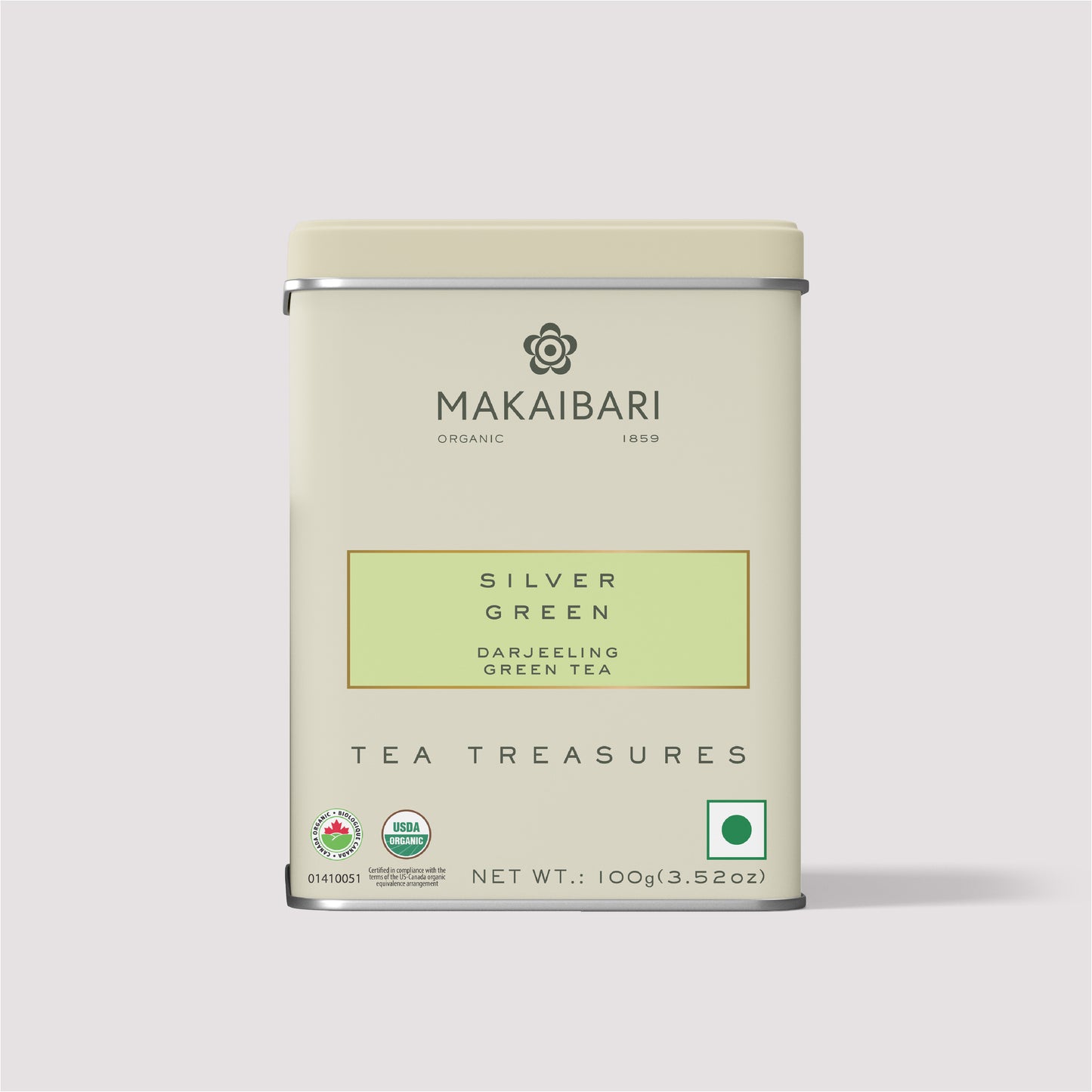 Darjeeling Silver Green Tea | 100 gm Loose Tea