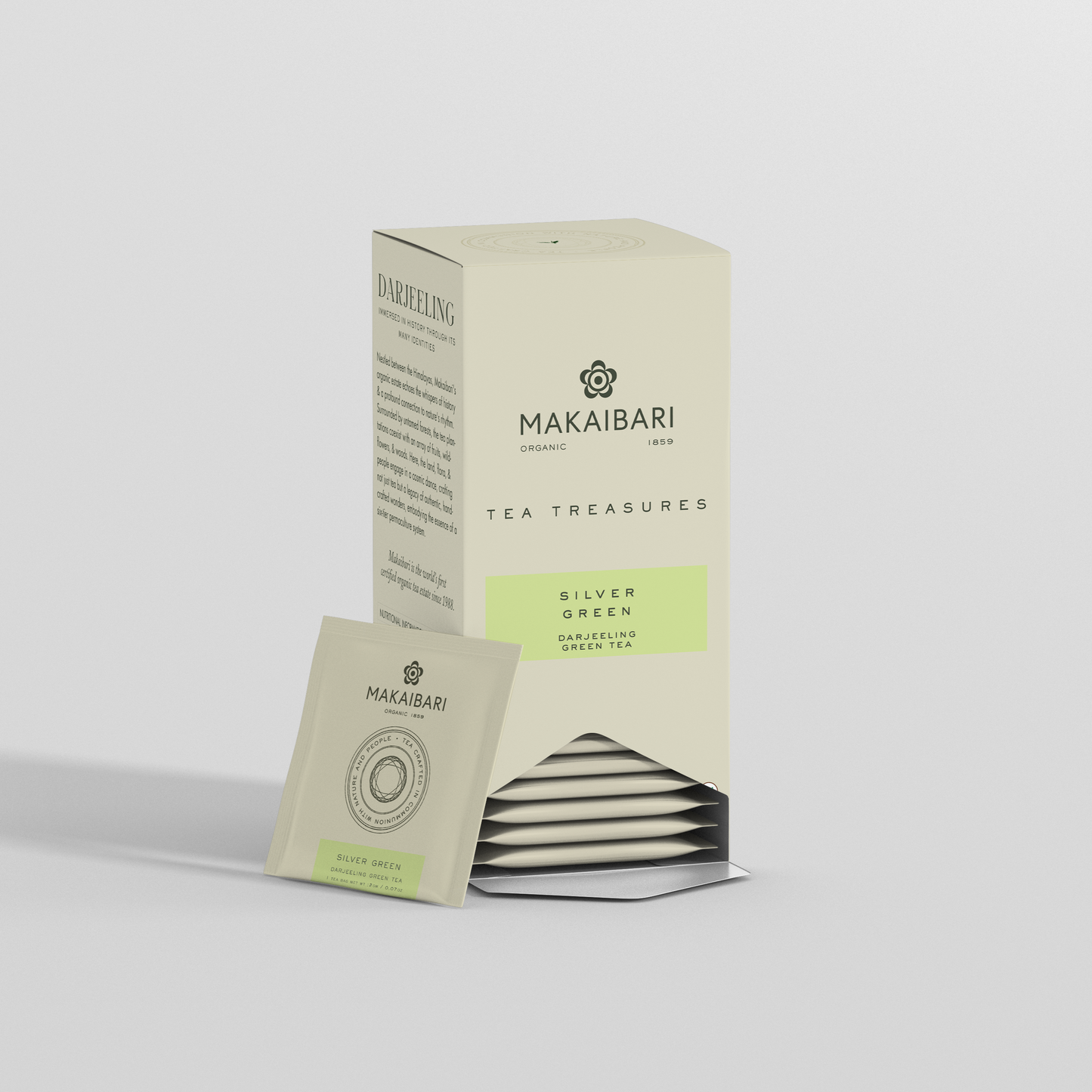 Darjeeling Silver Green 25 Tea Bags | Green Tea
