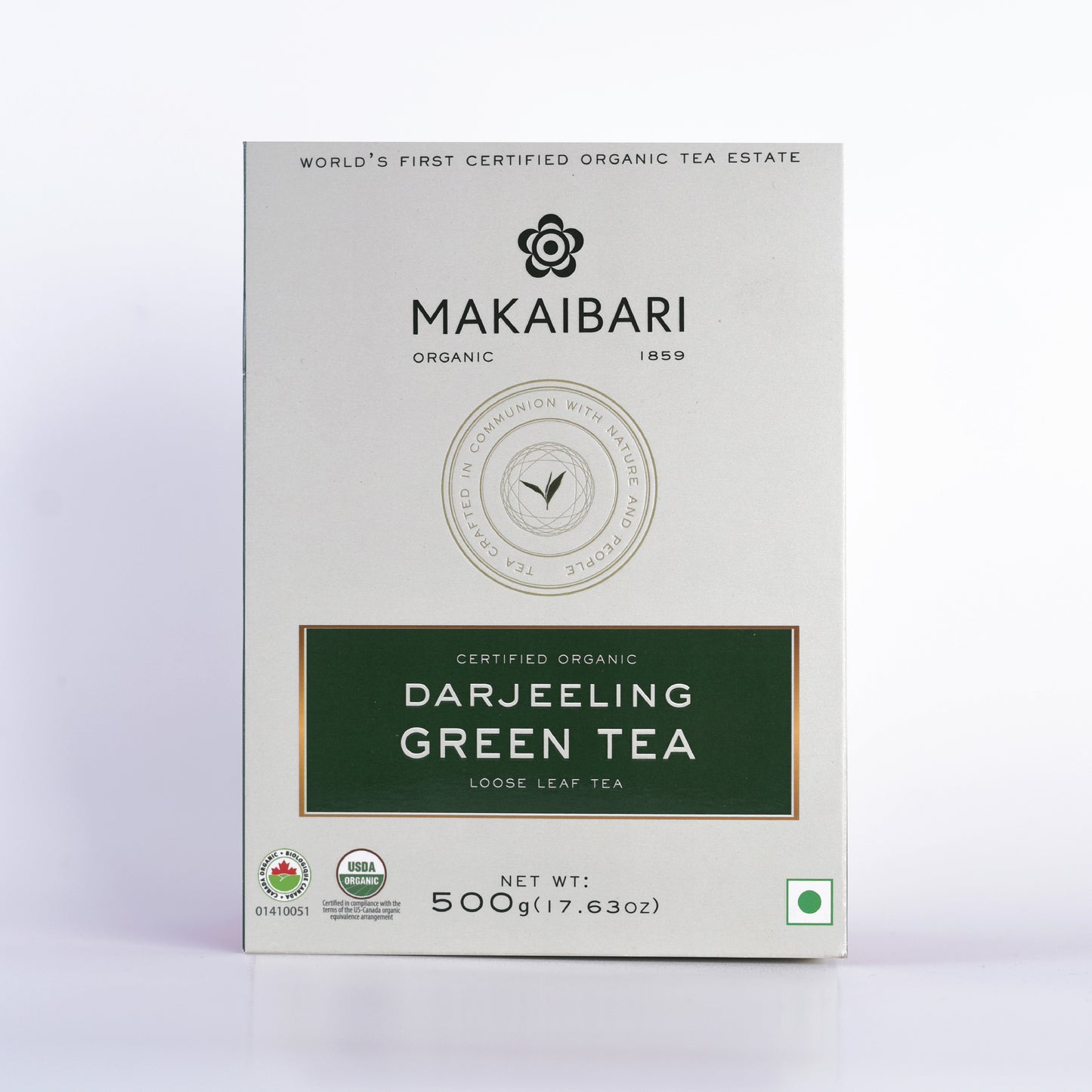 Darjeeling Green Tea | 500 gm Mono Cartoon pack | Loose Green Tea