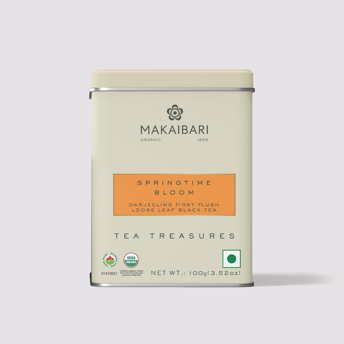 Spring Time Bloom | 100 gm Tin Caddy | Loose Black Tea Pack