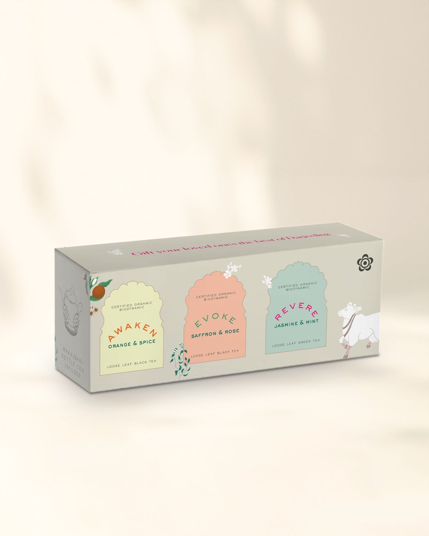 Festive Season Trio with Kettle Tea Infuser - MAKAIBARI TEA