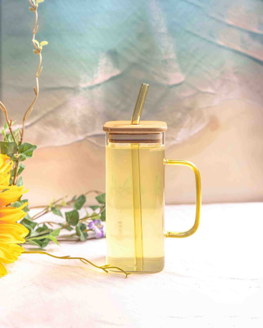 Iced Tea Glass Jar - MAKAIBARI TEA